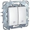 Выключатель для жалюзи белый, механизмы Unica Schneider - SCMGU5.208.18ZD