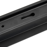 Шинопровод встраиваемый для трековых однофазных светильников, черный, 1м,  в наборе токоввод, заглушка, крепление, CAB1004 в каталоге электрики 220.ru, артикул 10352