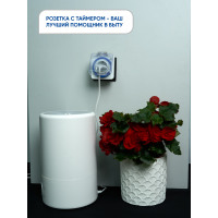 Розетка с таймером Feron TM31 суточная мощность 3500W/16A IP44 в каталоге электрики 220.ru, артикул 23204