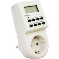 Розетка с таймером Feron TM22 недельная электронная мощность 3500W/16A в каталоге электрики 220.ru, артикул 23205