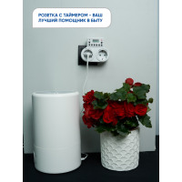 Розетка с таймером Feron TM25 недельная электронная мощность 3500W/16A в каталоге электрики 220.ru, артикул 23236