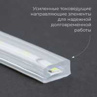 Cветодиодная LED лента Feron LS704, 60SMD(2835)/м 4.4Вт/м  100м 220V IP65. желтый в каталоге электрики 220.ru, артикул 26240