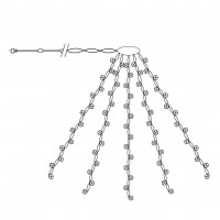 Гирлянда на елку 230V 500 LED 10*5м, мульти, IP44, шнур 1,5м , CL92 в каталоге электрики 220.ru, артикул 32376