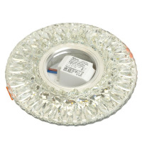 Светильник встраиваемый с LED подсветкой Feron CD942 потолочный MR16 G5.3 прозрачный в каталоге электрики 220.ru, артикул 32655