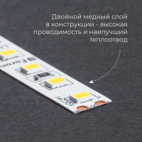 Светодиодная лента Feron LS520 стабилизированная, 120SMD(2835)/м 11Вт/м 24V 20000*10*1.22мм 4000К IP20 в каталоге электрики 220.ru, артикул 41277