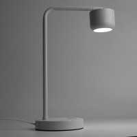 Светильник под лампу настольный Feron DE365 ECHO 12W, 230V, GX53, белый, с  антибликовой сеточкой в каталоге электрики 220.ru, артикул 48405