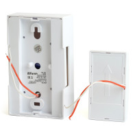 Звонок с кнопкой проводной Feron DB-102 электромеханический белый 230V 119х70х37мм в каталоге электрики 220.ru, артикул 48806