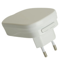 Звонок беспроводной (клавиша и база в розетку) радиочастотный 433MHz, белый, DB-380 в каталоге электрики 220.ru, артикул 48882