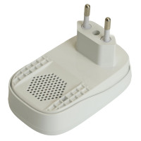 Звонок беспроводной (клавиша и база в розетку) радиочастотный 433MHz, белый, DB-380 в каталоге электрики 220.ru, артикул 48882