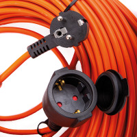 STD08-31-20 Удлинитель-шнур 1-местный ПВС с/з 3*1,5мм2, IP54, 20м, 16А, серия Standart в каталоге электрики 220.ru, артикул 50344