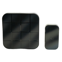 Звонок дверной беспроводной Feron E-378 Электрический 10 мелодий чёрный с питанием от батареек в каталоге электрики 220.ru, артикул 51431