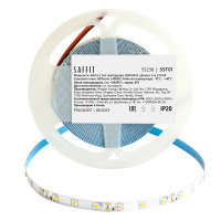 Лента светодиодная 12V SAFFIT SST01 , 60*SMD2835, 6W/m, IP20, 4000К (нейтральный белый) в каталоге электрики 220.ru, артикул 55238