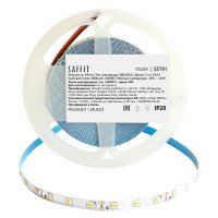 Лента светодиодная 12V SAFFIT SST01 , 60*SMD2835, 6W/m, IP20, 6500К (холодный белый) в каталоге электрики 220.ru, артикул 55239