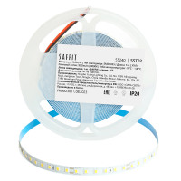 Лента светодиодная 12V SAFFIT SST02  , 120*SMD2835, 9,6W/m, IP20, 3000К (теплый белый) в каталоге электрики 220.ru, артикул 55240