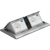 Люк в пол на 2x1,5 поста (45х45мм), в комплекте с коробкой и суппортом, сталь, LUK/2x1.5ST  Экопласт в каталоге электрики 220.ru, артикул 70026