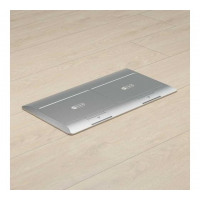 Люк в пол на 2x2 поста (45х45мм), в комплекте с коробкой и суппортом, сталь, LUK/2x2ST, Экопласт в каталоге электрики 220.ru, артикул 70027