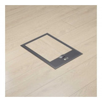 Лючки в пол для розеток в пол на 6 постов (45х45 мм), пластиковые, 270х185х80, LUK/6 с суппортом и коробкой (70060+70160), Экопласт в каталоге электрики 220.ru, артикул 70062