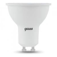 Gauss Лампа MR16 5W 500lm 3000K GU10 LED в каталоге электрики 220.ru, артикул GSS-101506105