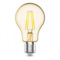 Gauss Лампа Basic Filament А60 4,5W 300lm 2200К Е27 golden LED в каталоге электрики 220.ru, артикул GSS-1021245