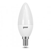 Gauss Лампа Свеча 6.5W 520lm 3000К E14 LED в каталоге электрики 220.ru, артикул GSS-103101107