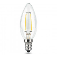 Gauss Лампа Filament Свеча 7W 550lm 2700К Е14 LED в каталоге электрики 220.ru, артикул GSS-103801107