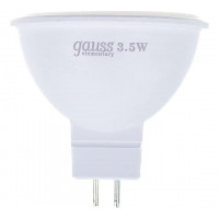 Gauss Лампа Elementary MR16 3.5W 290lm 3000K GU5.3 LED в каталоге электрики 220.ru, артикул GSS-13514