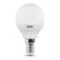 Gauss Лампа Elementary Шар 10W 710lm 3000K Е14 LED в каталоге электрики 220.ru, артикул GSS-53110