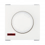 Светорегулятор поворотный нажимной 600 Вт(белый) LK45 в каталоге электрики 220.ru, артикул 857204-1