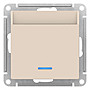 Переключатель карточный с задержкой времени, механизм, цвет — бежевый, SE AtlasDesign в каталоге электрики 220.ru, артикул ATN000267
