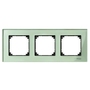 Рамка тройная Стекло Зеленое кальцит, Merten M-Elegance в каталоге электрики 220.ru, артикул SCMTN404304